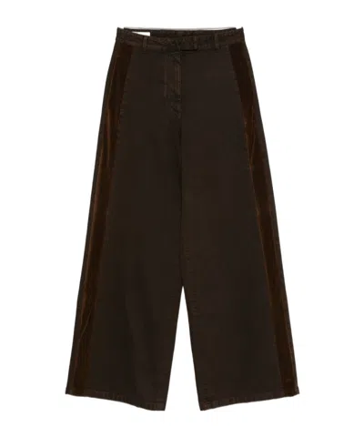 Dries Van Noten Penn Trousers In Brown