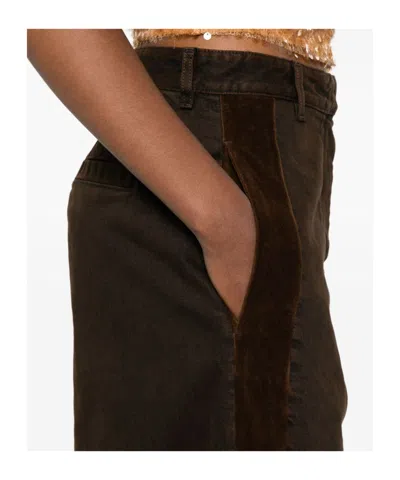 Dries Van Noten Penn Trousers In Brown