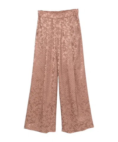 Dries Van Noten Women Pila Cotton Trousers In Brown