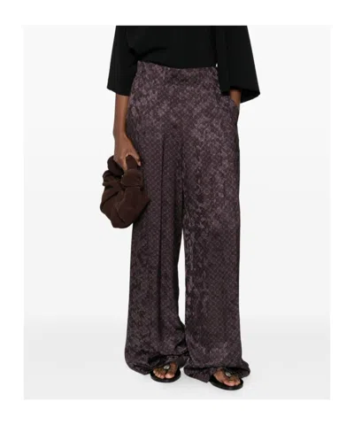 Dries Van Noten Wide-leg Casual Pants In Brown