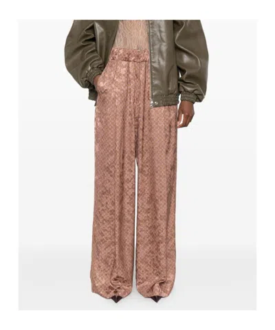 Dries Van Noten Women Pila Cotton Trousers In Brown