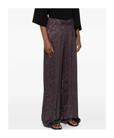 Dries Van Noten Wide-leg Casual Pants In Brown