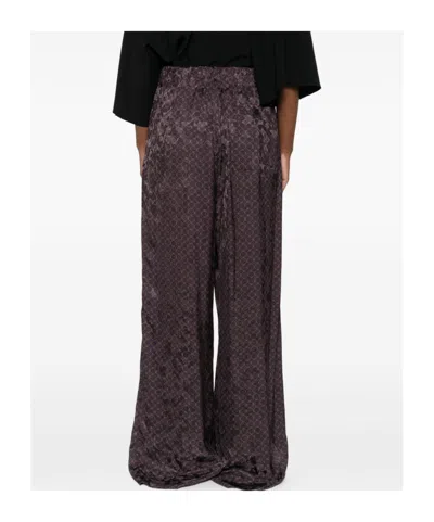 Dries Van Noten Wide-leg Casual Pants In Brown