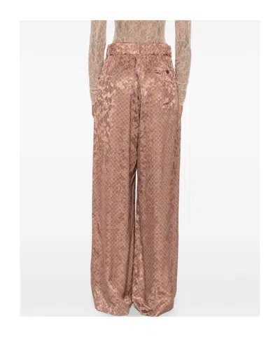 Dries Van Noten Women Pila Cotton Trousers In Brown