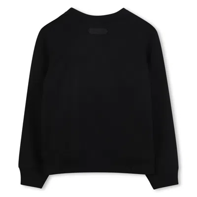 Lanvin Long-sleeved Sweatshirt In Black
