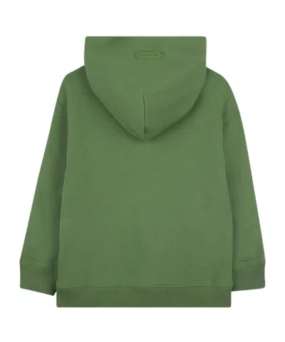 Lanvin Long-sleeved Sweatshirt In Green