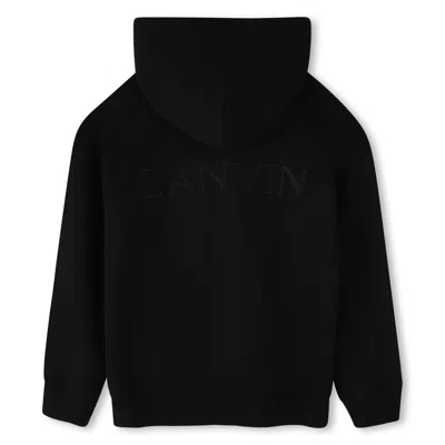 Lanvin Long-sleeved Sweatshirt In Black