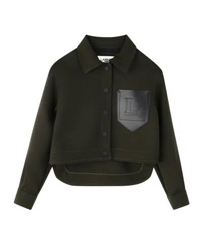 Lanvin Long Sleeve Jacket In Black