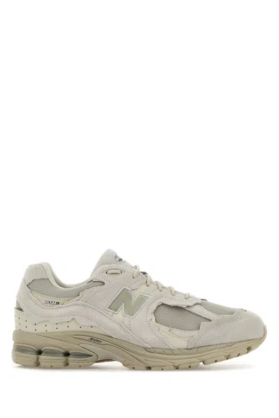 New Balance Sand Suede And Mesh 2002dx Protection Pack Sneakers In White