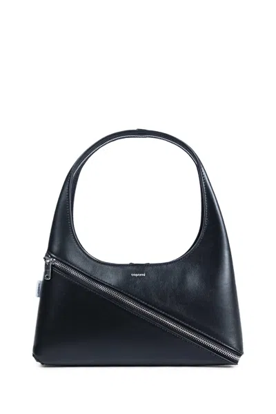 Coperni Zip Baguette Bag In Black