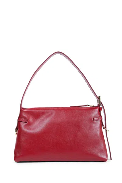 Givenchy Mini Voyou Buckle-detail Leather Tote Bag In Red