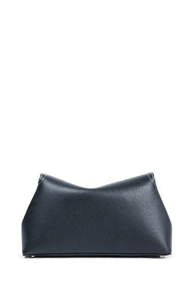 Totême T-lock Clutch In Blue