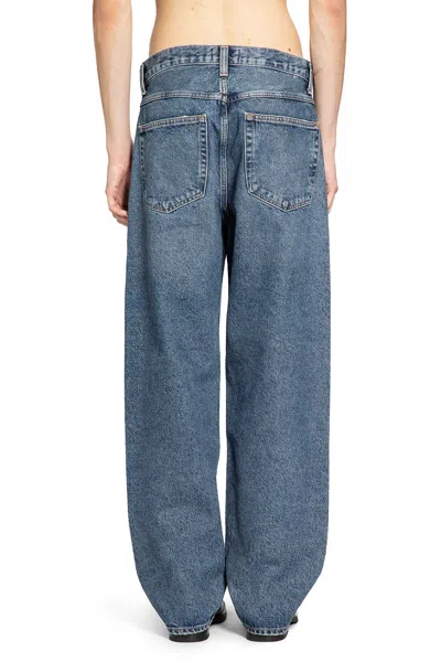 Agolde Fusion Baggy Denim Jeans In Black