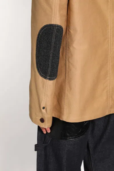 Junya Watanabe Asymmetric Chest Pocket Casual Jacket In Neutral
