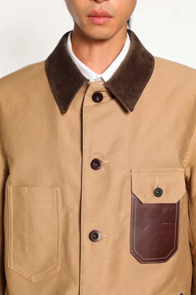 Junya Watanabe Asymmetric Chest Pocket Casual Jacket In Neutral