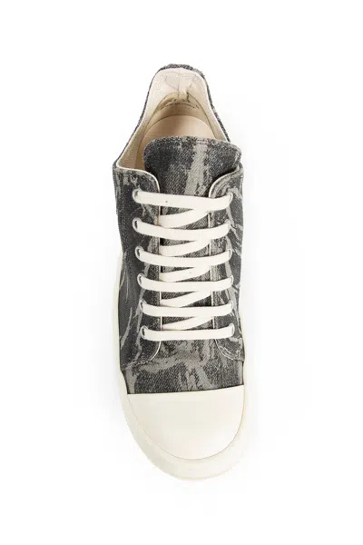 Rick Owens Drkshdw Low Sneaks In Cotton Canvas In Multi