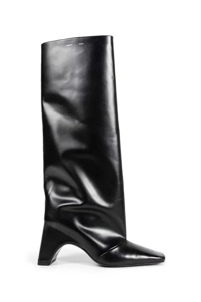 Coperni Women Bridge Leather Boot In Black