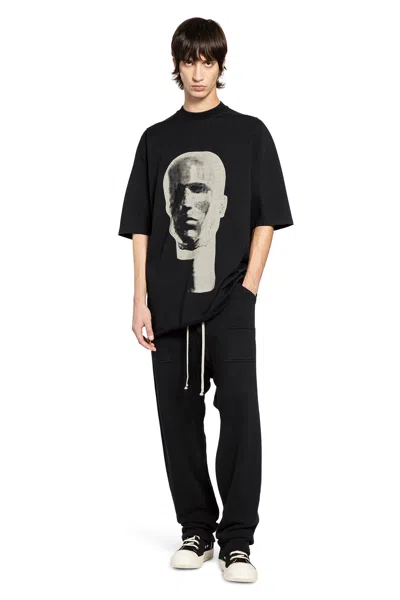Rick Owens Drkshdw Jumbo Ss T T-shirt In Cotton In Black