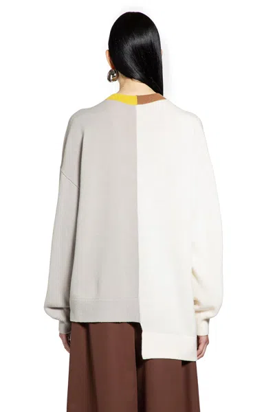 Loewe Asymmetric Sweater In Wool In Gray