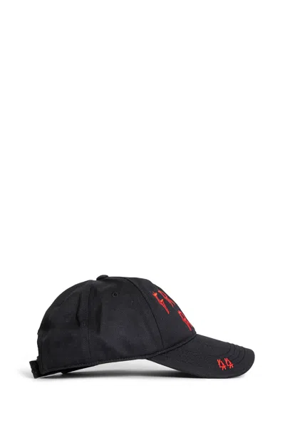 44 Label Group Front Row Cotton Gabardine Cap In Black