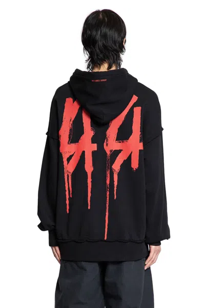 44 Label Group Black Drip Hoodie Sweatshirt In Black