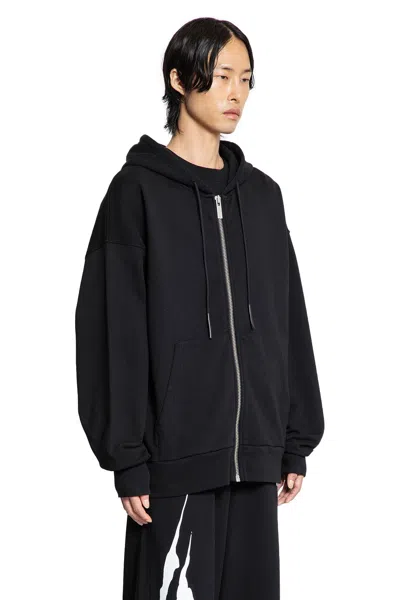 44 Label Group Cotton Sweatshirt With Logo In Black