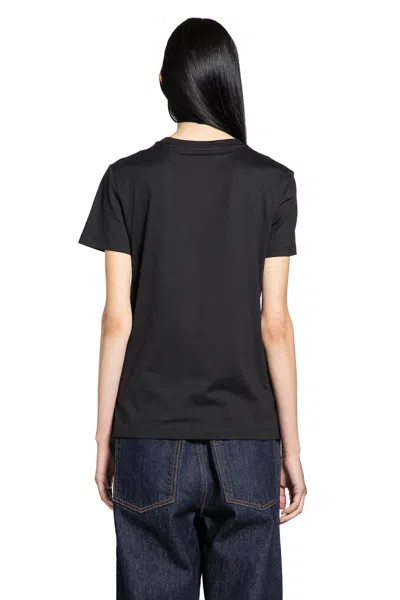 Max Mara Logo T-shirt In Black