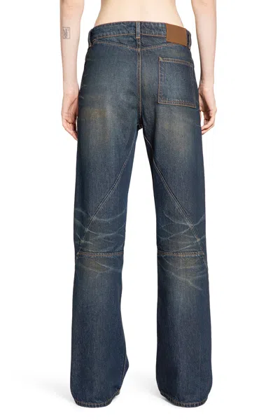 Our Legacy Moto Cut Jeans In Blue