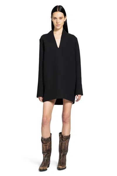 Khaite Aleena Dress In Black