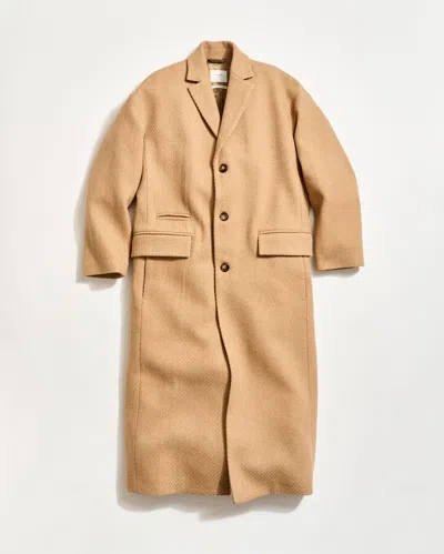 Billy Reid Heirloom Camel Overcoat In Brown
