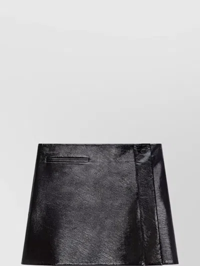 Courrèges Courregès One Minute Mini-skirt In Black