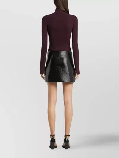 Courrèges Courregès One Minute Mini-skirt In Black