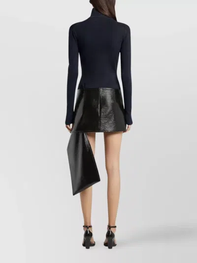 Courrèges Courregès Midnight Blue Wool Sweater In Blue