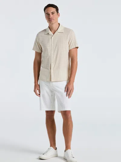 Perry Ellis Men's Cotton Dobby Plaid Shirt In Multi