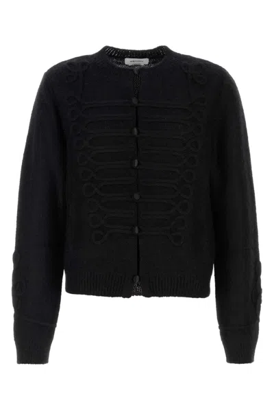 Alexander Mcqueen Viscose Blend Cardigan Featuring Button Detailing In Black