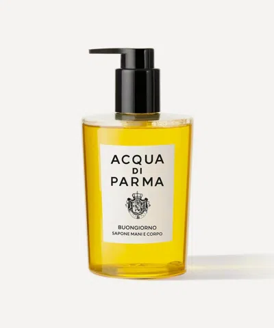 Acqua Di Parma Buongiorno Hand And Body Wash 300ml In Yellow