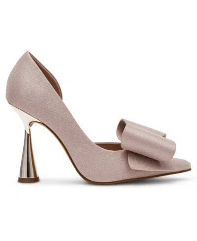 Betsey Johnson Women's Kyliee Embellished Bow Pumps In Pink