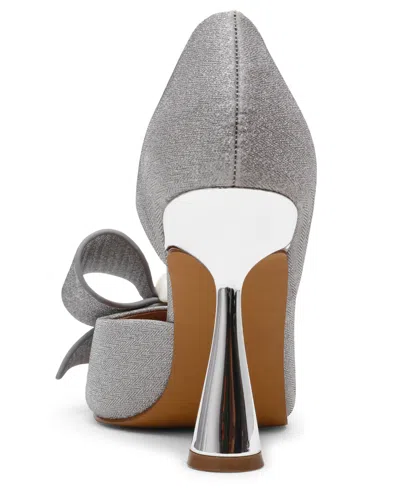 Betsey Johnson Women's Kyliee Embellished Bow Pumps In Gray