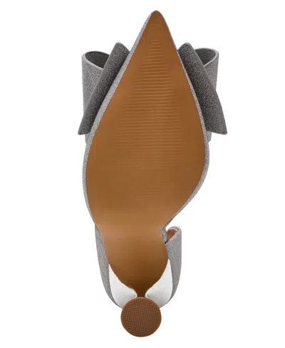 Betsey Johnson Women's Kyliee Embellished Bow Pumps In Gray