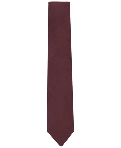 Tommy Hilfiger Men's Howard Textured Tie In Burgundy
