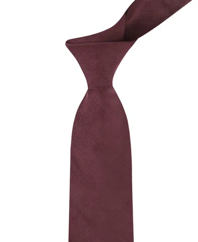 Tommy Hilfiger Men's Howard Textured Tie In Burgundy