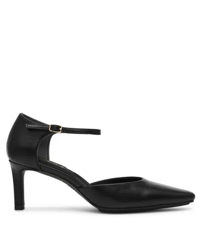 Anne Klein Women's Rosalind Ankle Strap Dress Pumps In Black