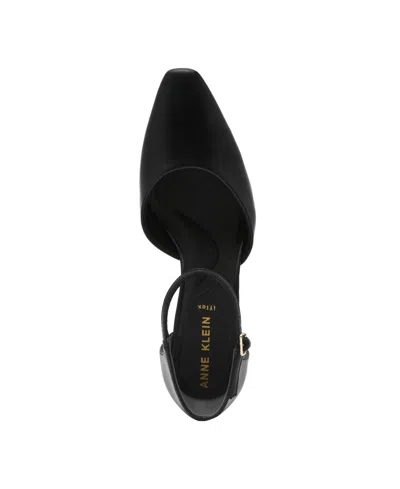 Anne Klein Women's Rosalind Ankle Strap Dress Pumps In Black