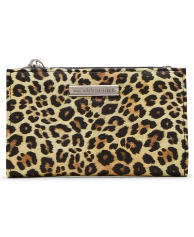 Madden Girl Morr Polyurethane Snap Wallet In Animal Print