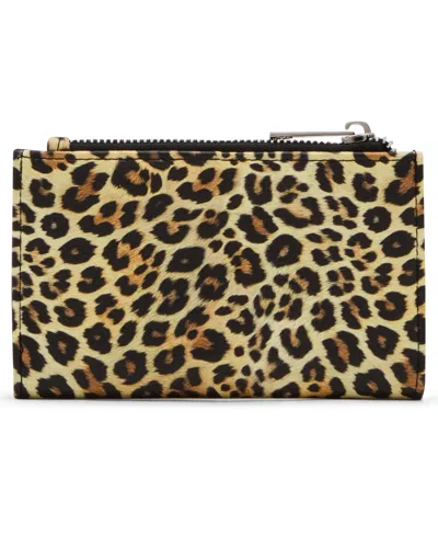 Madden Girl Morr Polyurethane Snap Wallet In Animal Print