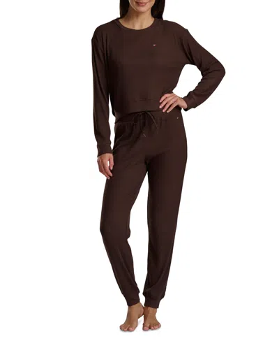 Tommy Hilfiger Rib In Brown