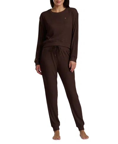 Tommy Hilfiger Rib In Brown