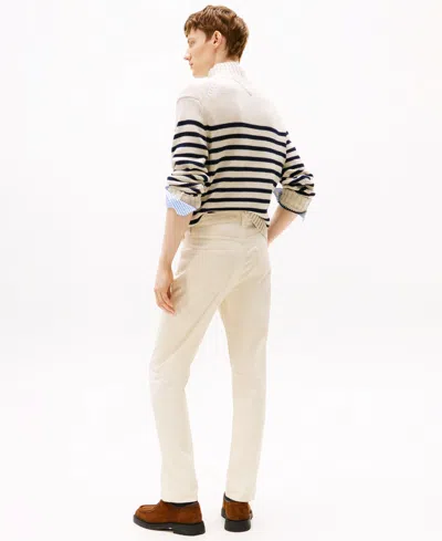 Tommy Hilfiger Men's Straight-fit Denton Garment Dyed Denim Pants In Brown