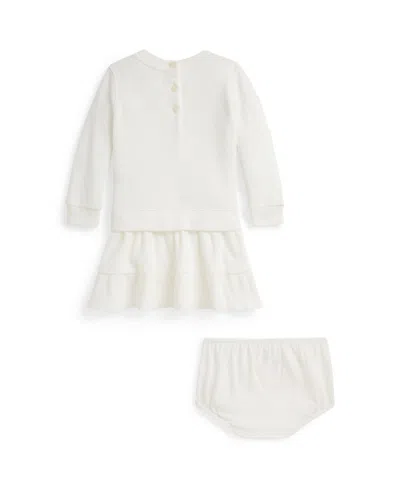 Polo Ralph Lauren Dress Set With Shorts In White