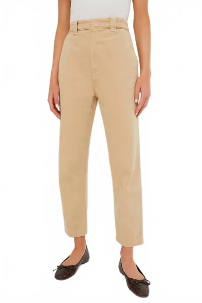 Mother The Bees Knees Stud Finder Sneak Whole Wheat Pants In Neutral